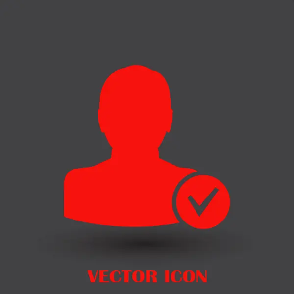 Tambahkan ikon vektor teman - Stok Vektor