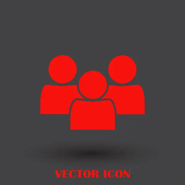 Grupa osób wektor ikona — Wektor stockowy