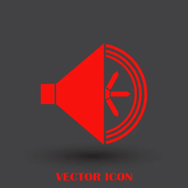 Speacker-Symbol, Vektorillustration, eps10 — Stockvektor