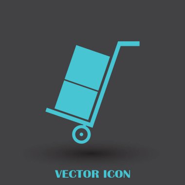 Bagaj vektör web simgesi.