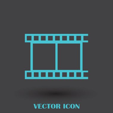 video simgesi, vektör illüstrasyonu