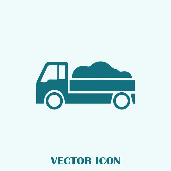 Entrega vector icono plano — Vector de stock