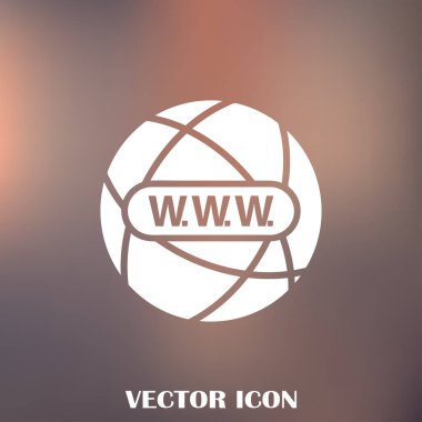 Web sitesi web vektör simgesi