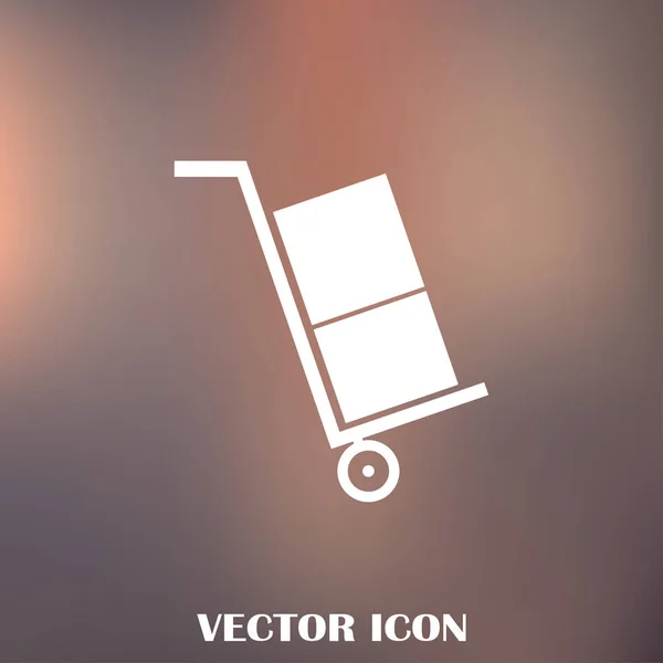 Icône web vecteur de bagages . — Image vectorielle
