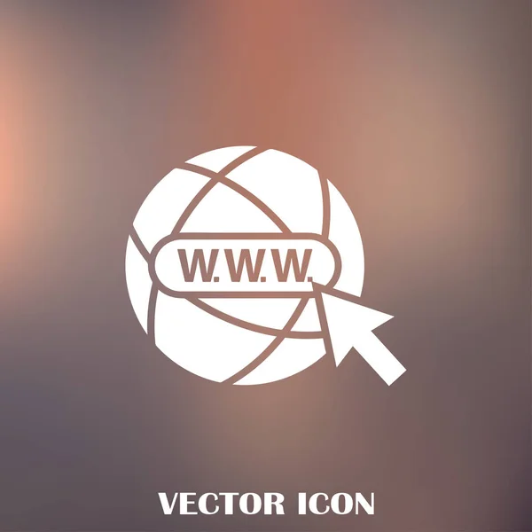 Web site vetor Ícone — Vetor de Stock