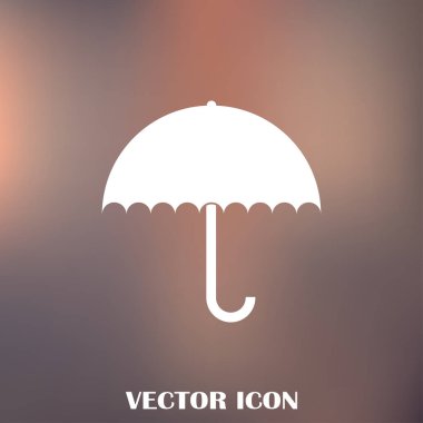 Şemsiye vektör web simgesi