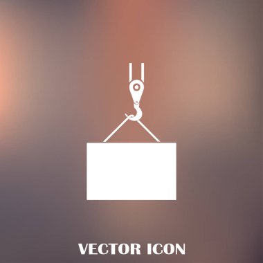 ekibimizi vinç kanca, kaldırma çalışmaları, tesisat işleri, Bina, tamamen düzenlenebilir vektör görüntü