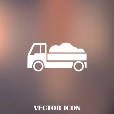 Teslimat vektör web simgesi