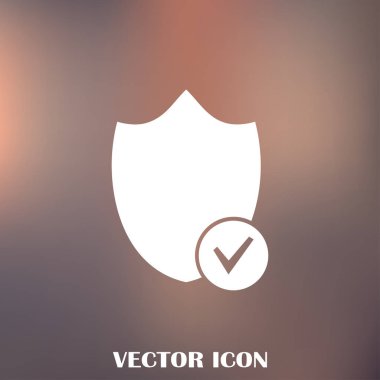 Kalkan vektör web simgesi