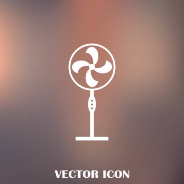 Havalandırma simgesi. Hava havalandırma veya fan simge. Vektör çizim