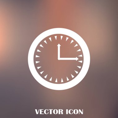 Saat, saat vektör simgesi