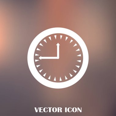 Saat, saat vektör simgesi