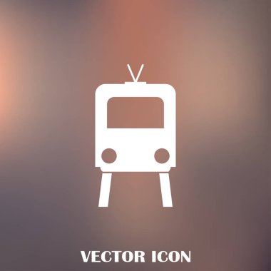 Buharlı lokomotif. Eski demiryolu web simgesi