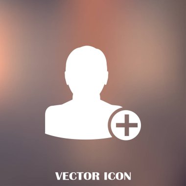 arkadaş vektör simgesi ekle