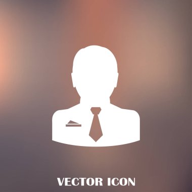İşadamı vektör web simgesi