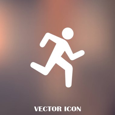 Yaz spor simgeler. adam çalıştıran