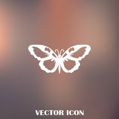 Kelebek vektör web simgesi