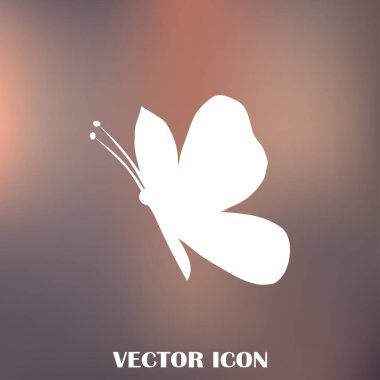 Kelebek vektör web simgesi