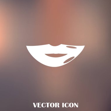 Dudak simgesi web tasarım