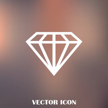 satır elmas vektör simgesi