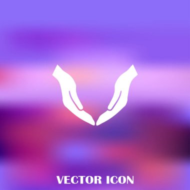 eller simge vektör, düz tasarım en iyi vektör simgesi