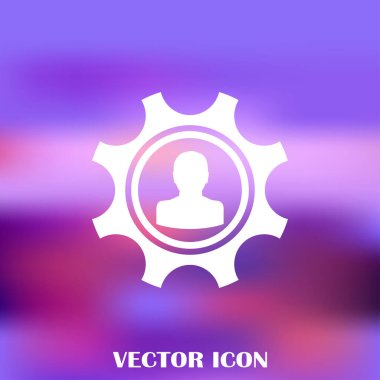 antika arka plan vektör sanat ile dişli simgesini