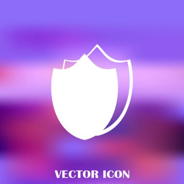 Kalkan vektör web simgesi