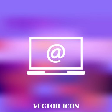 dizüstü bilgisayar kutsal kişilerin resmi içinde e-posta