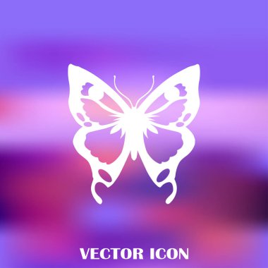 Kelebek vektör web simgesi