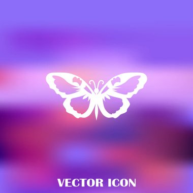 Kelebek vektör web simgesi