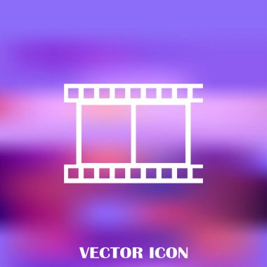 video simgesi, vektör illüstrasyonu