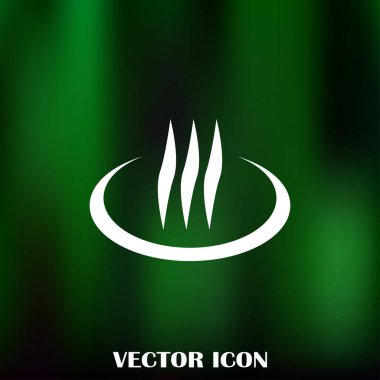 Buhar vektör simge tasarlamak duman