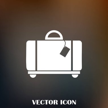 Bagaj vektör web simgesi.