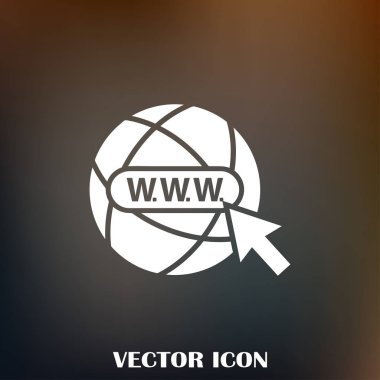 Web sitesi web vektör simgesi