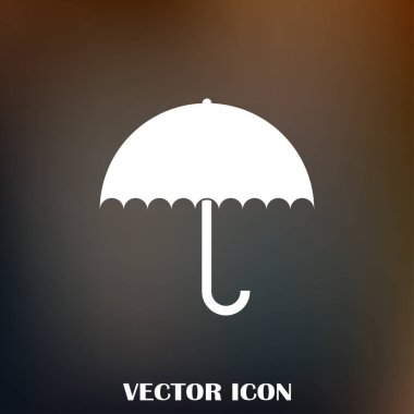Şemsiye vektör web simgesi