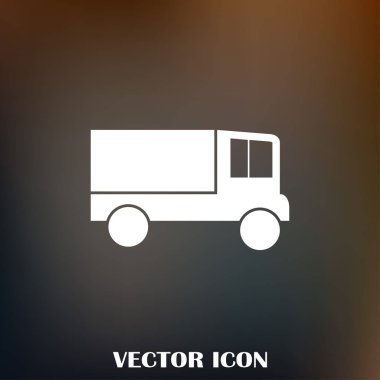 Teslimat vektör web simgesi