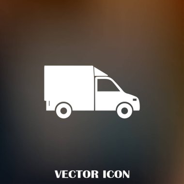 Teslimat vektör web simgesi