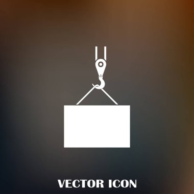 ekibimizi vinç kanca, kaldırma çalışmaları, tesisat işleri, Bina, tamamen düzenlenebilir vektör görüntü