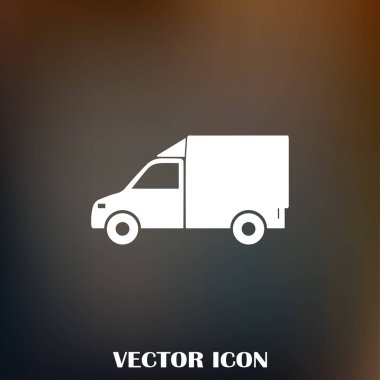 Teslimat vektör web simgesi