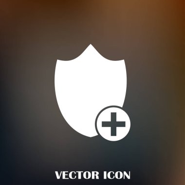 Kalkan vektör web simgesi