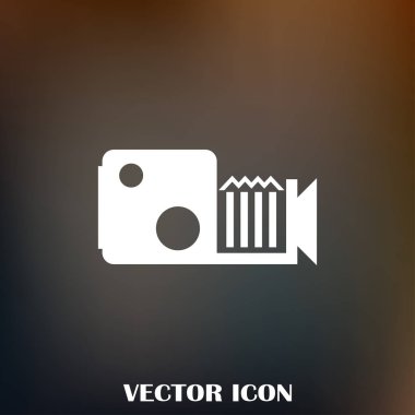 video kamera web vektör simgesi