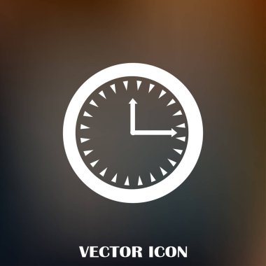 Saat, saat vektör simgesi