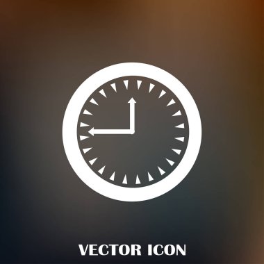 Saat, saat vektör simgesi