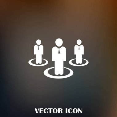 insanlar web vektör simgesi