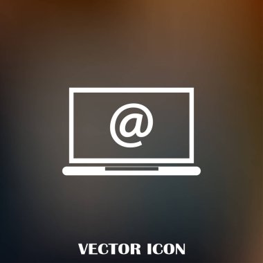 dizüstü bilgisayar kutsal kişilerin resmi içinde e-posta