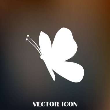 Kelebek vektör web simgesi