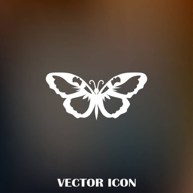 Kelebek vektör web simgesi