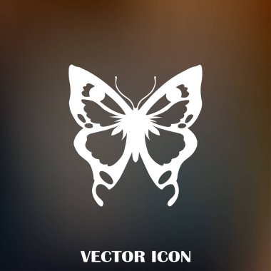 Kelebek vektör web simgesi