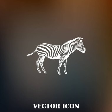 Zebra vektör web simgesi