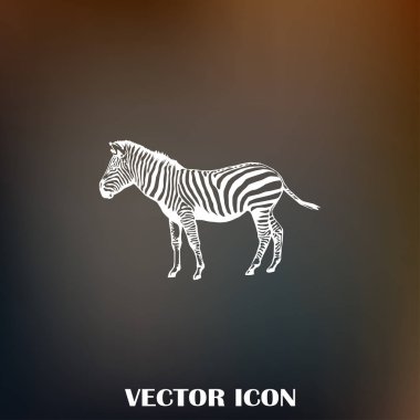 Zebra vektör web simgesi